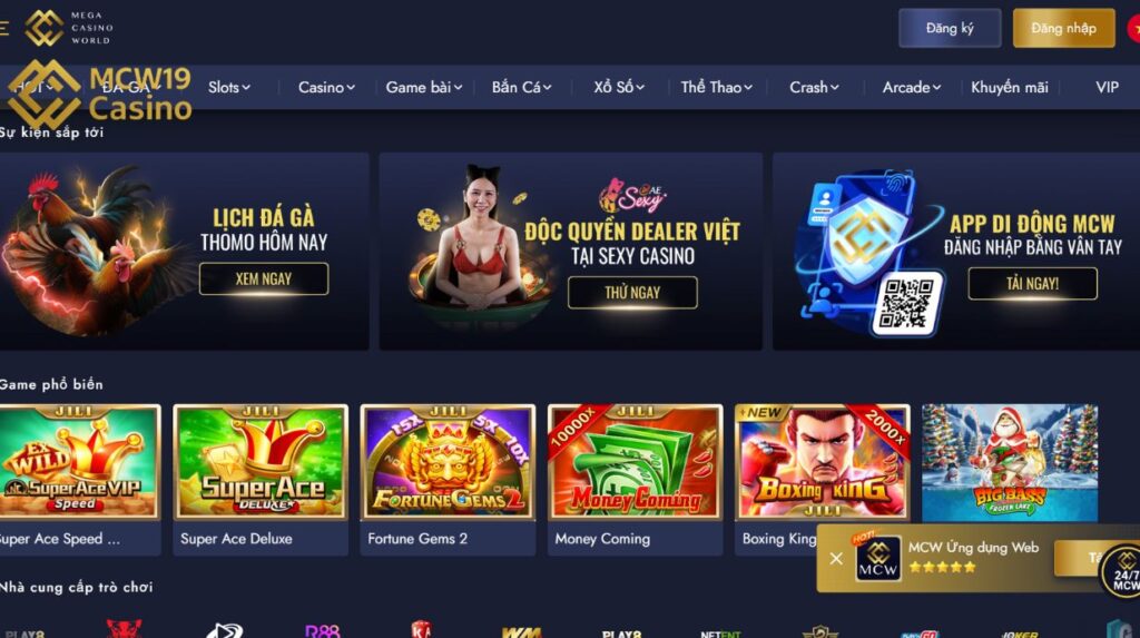 Ưu đãi khi đăng ký tài khoản MCW19 lần đầu